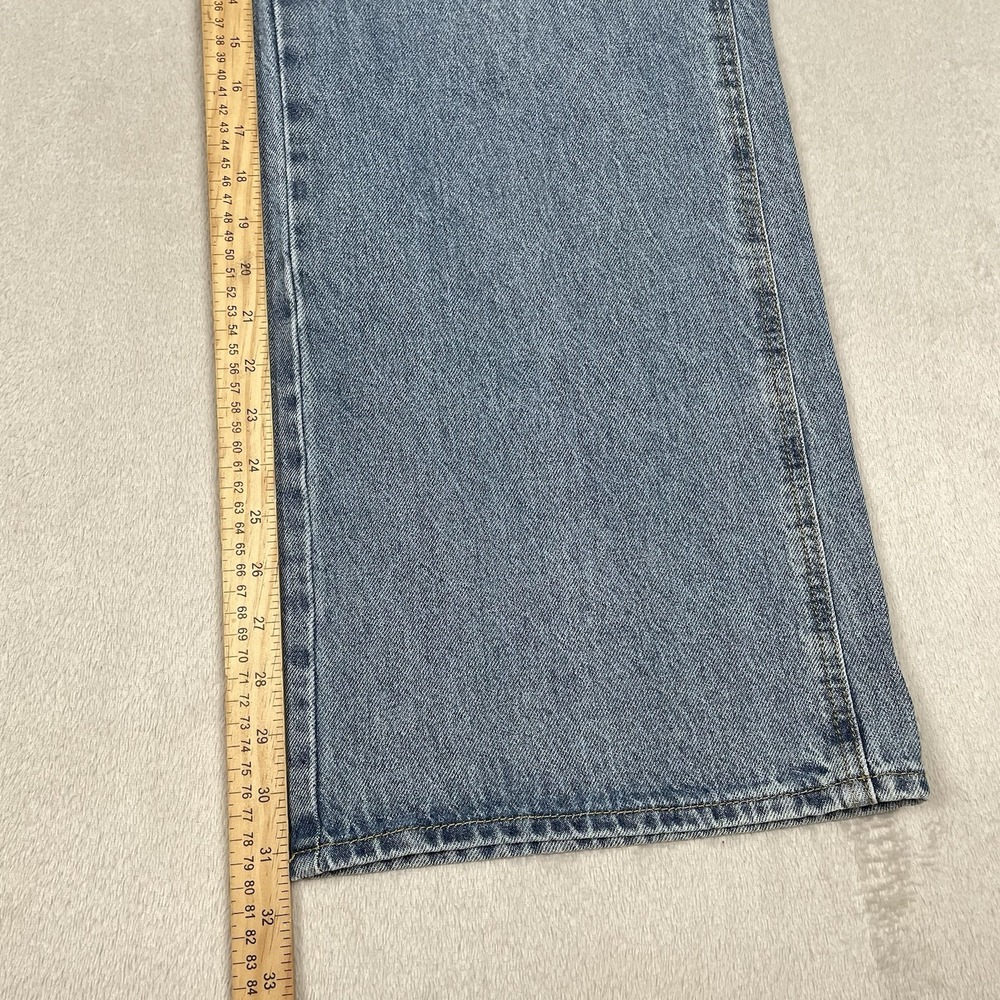 Pacsun Casey‎ Low Rise Baggy Jeans Womens 32x31 Blue Wide Leg Y2K Skater NEW - Picture 7 of 12